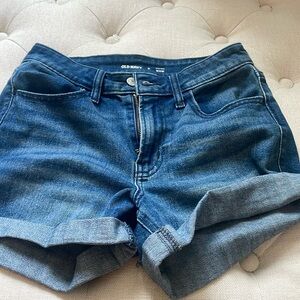 Old Navy high-rise wow jeans shorts size 0